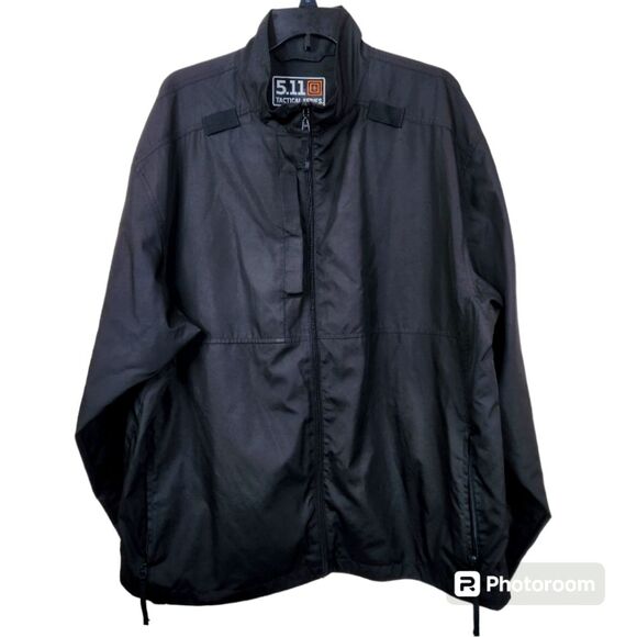 5.11 Tactical Series Long Sleeve Full Zip Mock Neck Windbreaker Jacket XL - Picture 1 of 7
